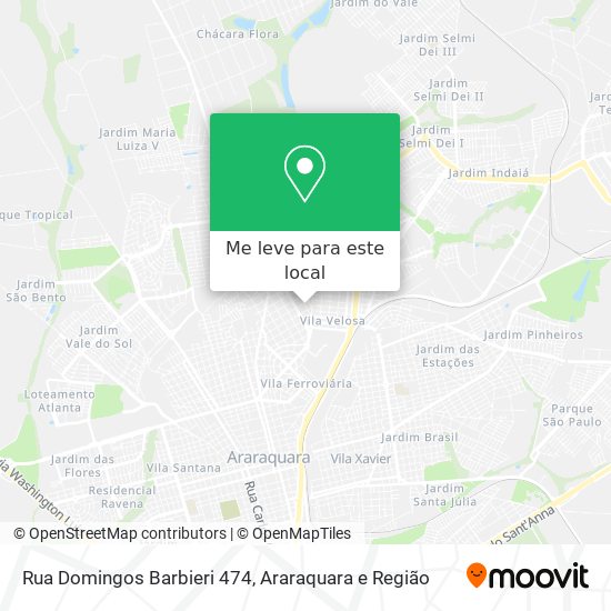 Rua Domingos Barbieri 474 mapa