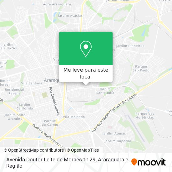 Avenida Doutor Leite de Moraes 1129 mapa