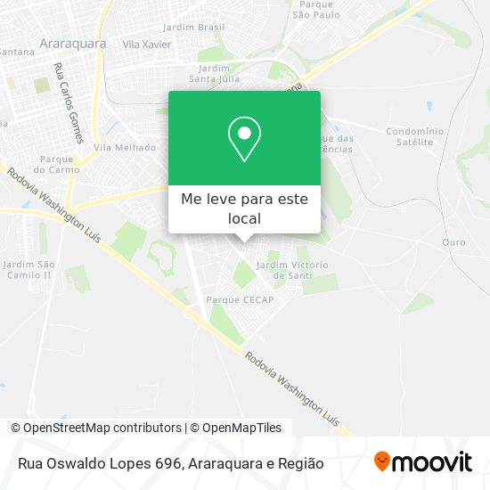 Rua Oswaldo Lopes 696 mapa