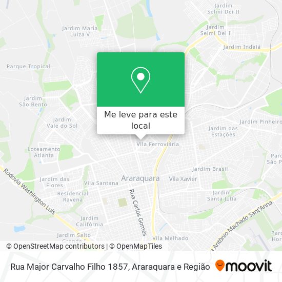Rua Major Carvalho Filho 1857 mapa