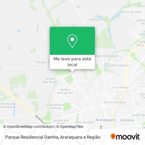 Parque Residencial Damha mapa