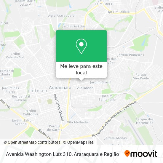 Avenida Washington Luíz 310 mapa