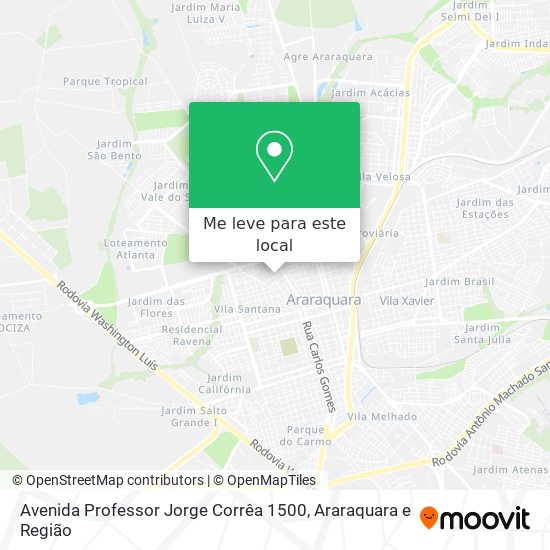 Avenida Professor Jorge Corrêa 1500 mapa