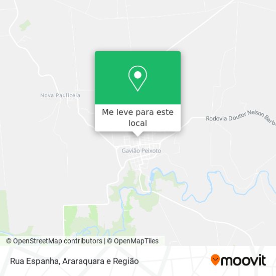 Rua Espanha mapa