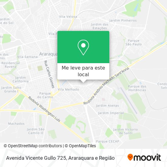 Avenida Vicente Gullo 725 mapa