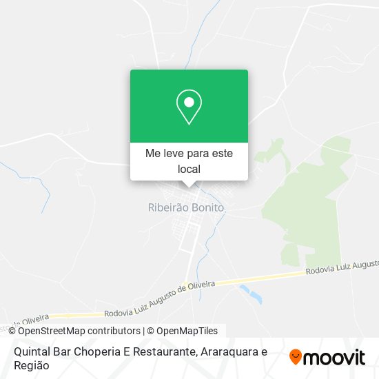 Quintal Bar Choperia E Restaurante mapa