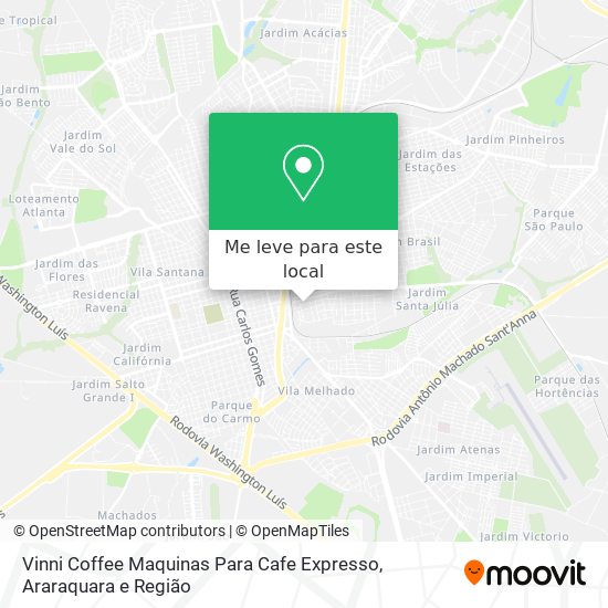 Vinni Coffee Maquinas Para Cafe Expresso mapa