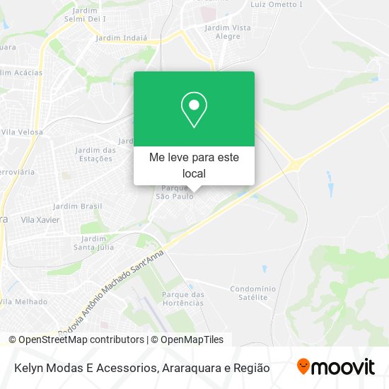 Kelyn Modas E Acessorios mapa