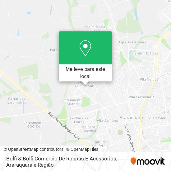 Bolfi & Bolfi Comercio De Roupas E Acessorios mapa