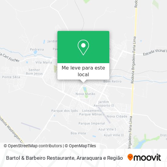 Bartol & Barbeiro Restaurante mapa