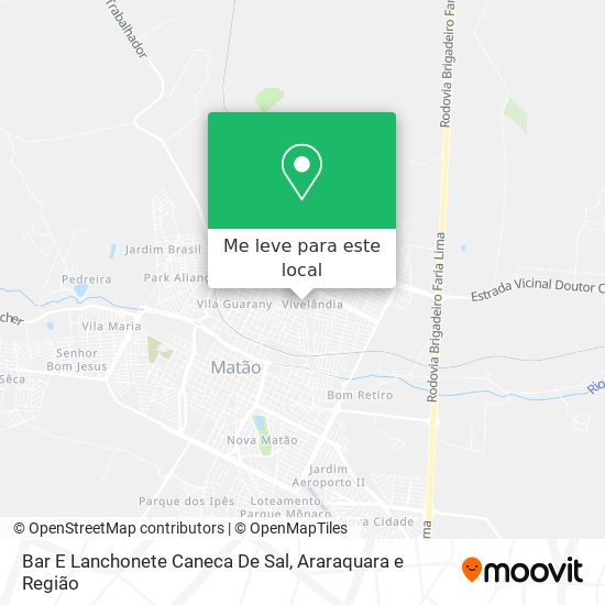 Bar E Lanchonete Caneca De Sal mapa