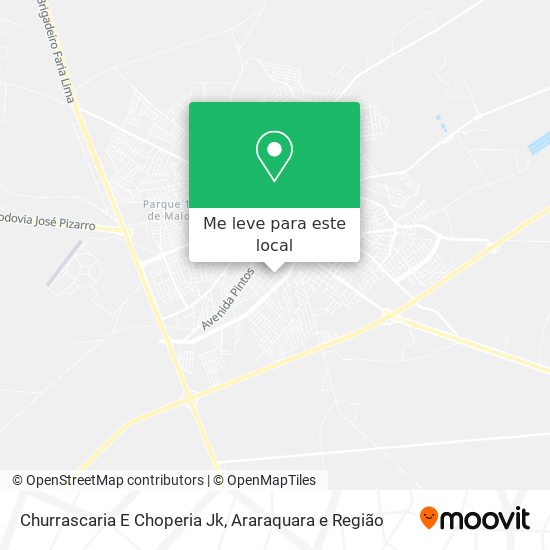 Churrascaria E Choperia Jk mapa