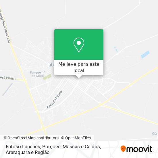 Fatoso Lanches, Porções, Massas e Caldos mapa