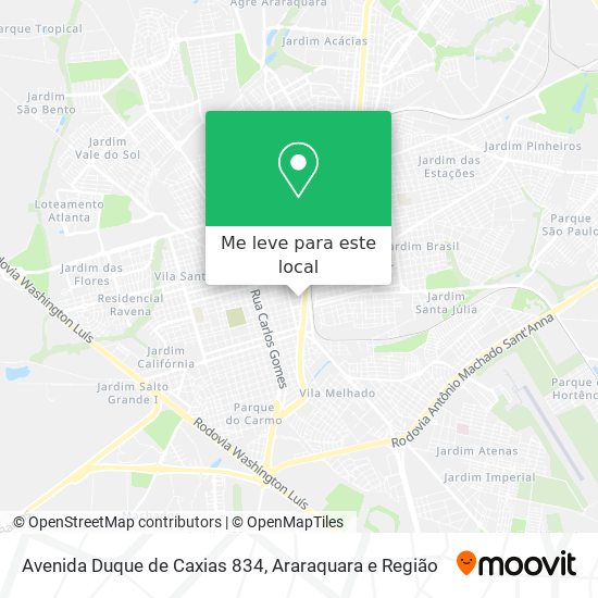 Avenida Duque de Caxias 834 mapa