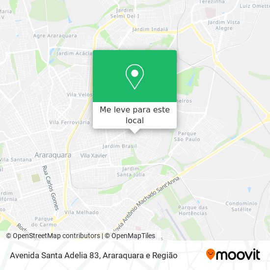 Avenida Santa Adelia 83 mapa