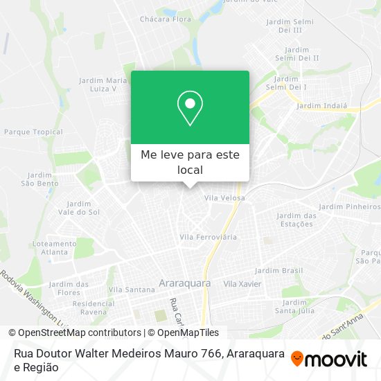 Rua Doutor Walter Medeiros Mauro 766 mapa