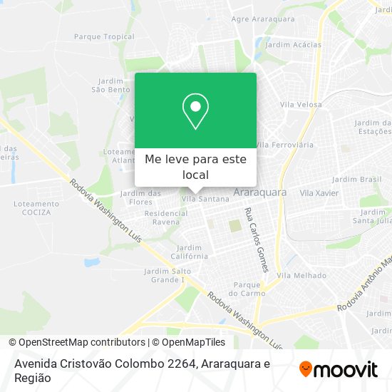 Avenida Cristovão Colombo 2264 mapa