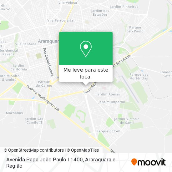 Avenida Papa João Paulo I 1400 mapa