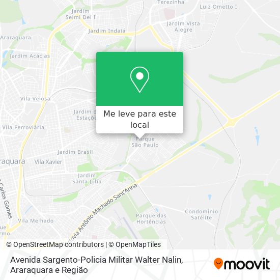 Avenida Sargento-Policia Militar Walter Nalin mapa