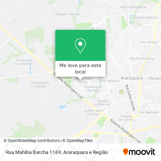 Rua Mahiba Barcha 1169 mapa