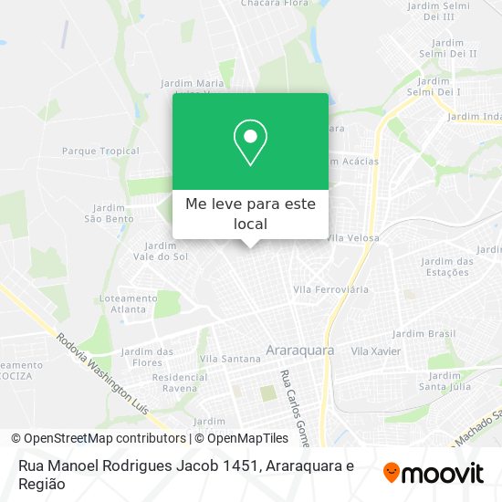 Rua Manoel Rodrigues Jacob 1451 mapa