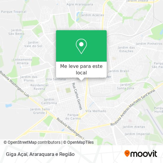 Giga Açaí mapa