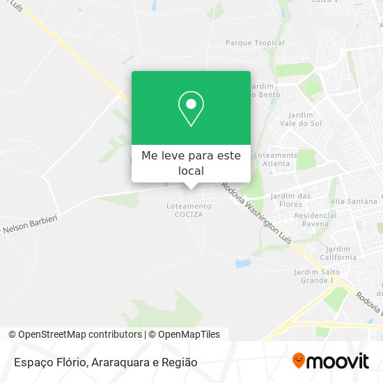 Espaço Flório mapa