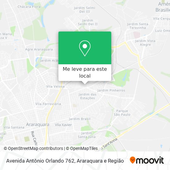 Avenida Antônio Orlando 762 mapa
