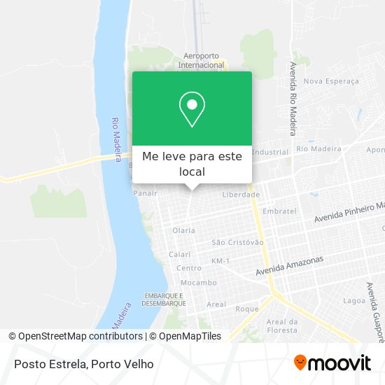 Posto Estrela mapa
