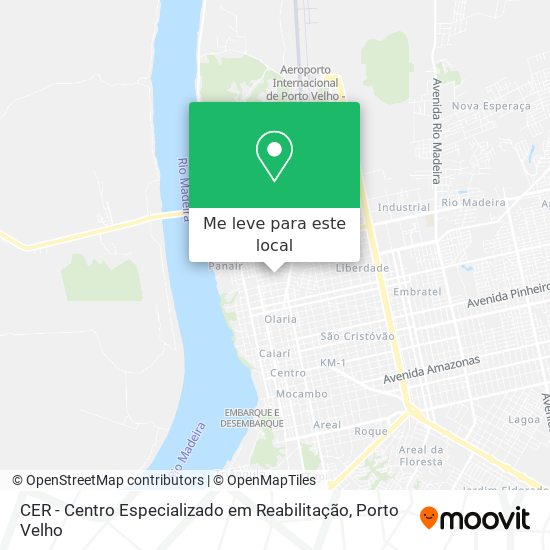 CER - Centro Especializado em Reabilitação mapa