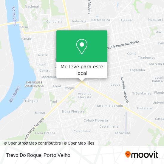 Trevo Do Roque mapa