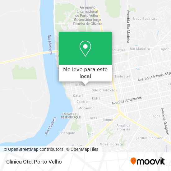 Clínica Oto mapa