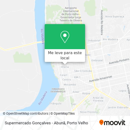Supermercado Gonçalves - Abunã mapa