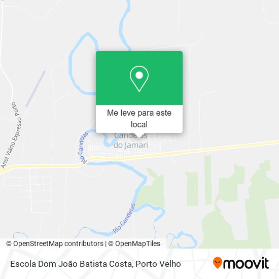 Escola Dom João Batista Costa mapa