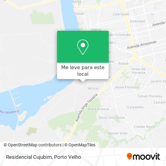 Residencial Cujubim mapa