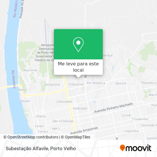 Subestação Alfavile mapa