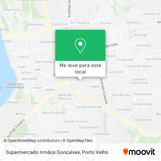 Supermercado Irmãos Gonçalves mapa