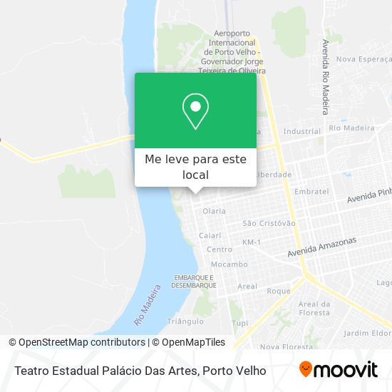 Teatro Estadual Palácio Das Artes mapa