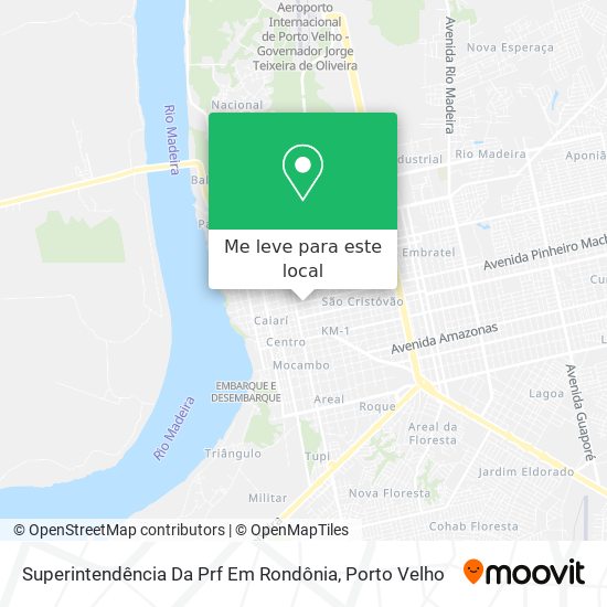 Superintendência Da Prf Em Rondônia mapa
