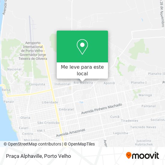 Praça Alphaville mapa