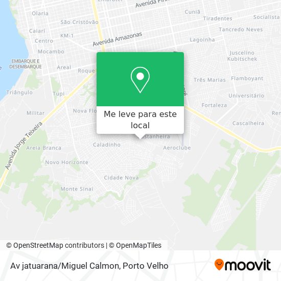 Av jatuarana/Miguel Calmon mapa
