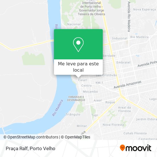 Praça Ralf mapa