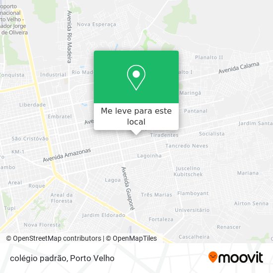 colégio padrão mapa