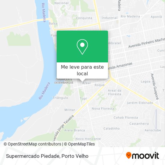 Supermercado Piedade mapa