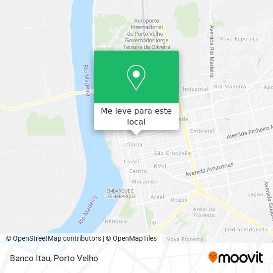 Banco Itau mapa