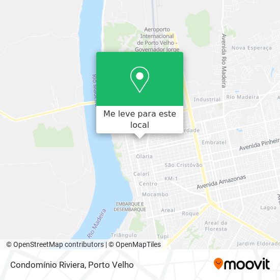 Condomínio Riviera mapa