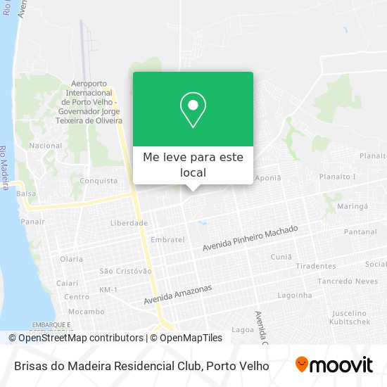 Brisas do Madeira Residencial Club mapa