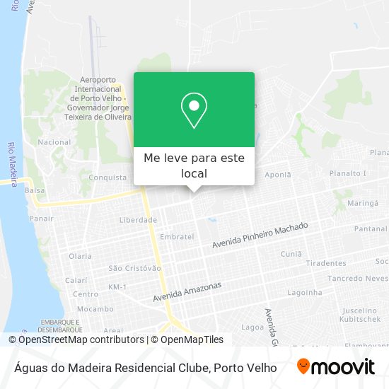 Águas do Madeira Residencial Clube mapa