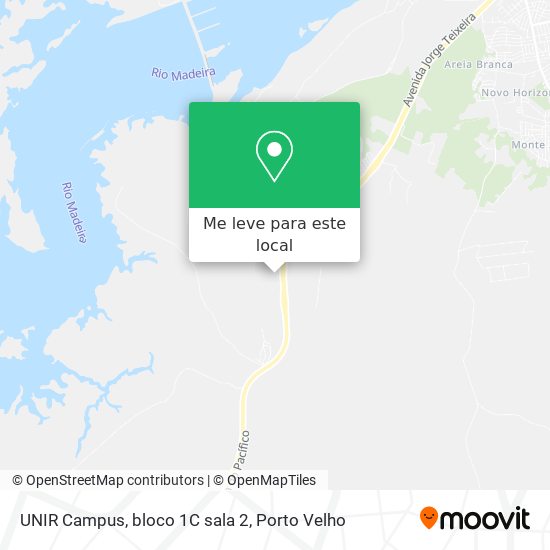 UNIR Campus, bloco 1C sala 2 mapa