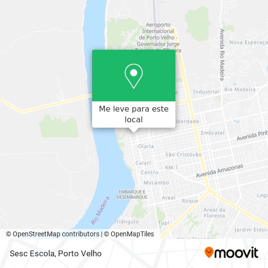 Sesc Escola mapa